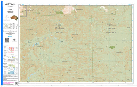 Giles H5301 AUSTopo 1:250,000 Map