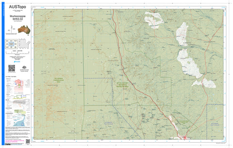 Murloocoppie H5302 AUSTopo 1:250,000 Map | Mapworld
