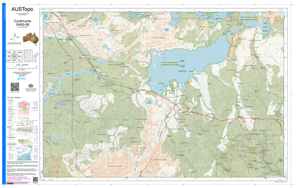 Curdimurka H5308 AUSTopo 1:250,000 Map