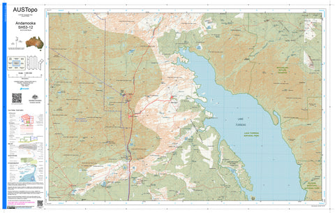 Andamooka H5312 AUSTopo 1:250,000 Map | Mapworld