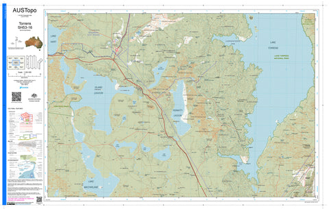 Torrens H5316 AUSTopo 1:250,000 Map