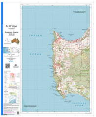 Busselton Special SI50-05 AUSTopo 1:250,000 Map