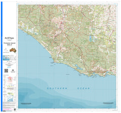 Pemberton Special SI50-10 AUSTopo 1:250,000 Map
