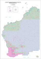WA Topo 100 Maps — Landgate Topographic Map Series of Western Australia