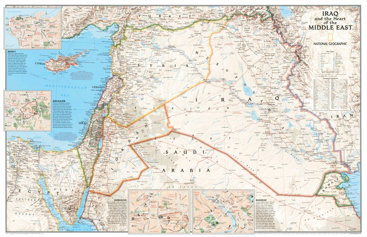 Iraq and the Heart of the – National Geographic | Mapworld