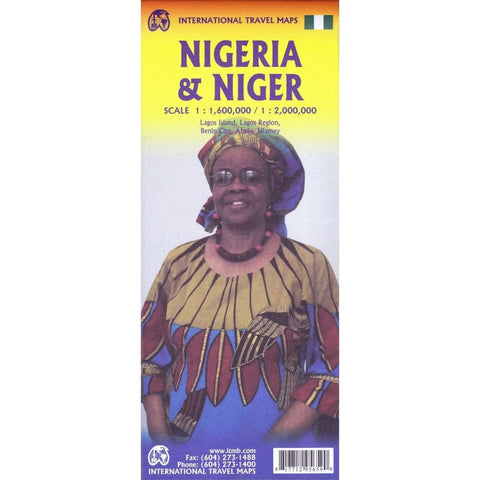 Nigeria & Niger ITMB Map
