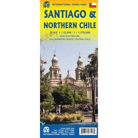 Santiago, Northern & Central Chile ITMB Map