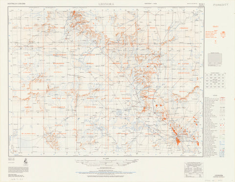 Western Austalia Historical Gold Field Maps - Leonora