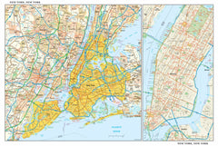 New York Wall Map