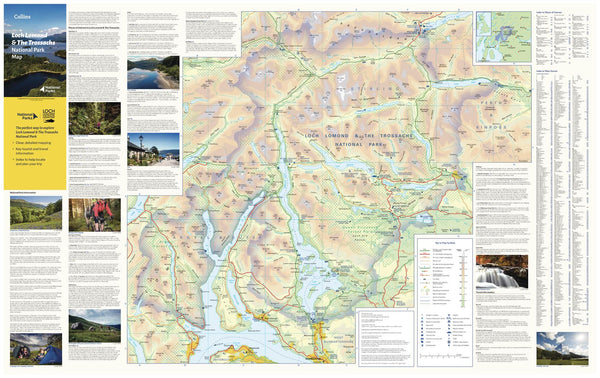 Loch Lomond National Park Map by Collins