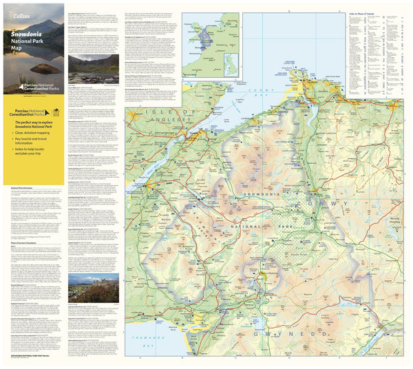 Snowdonia National Park Map - North by Collins