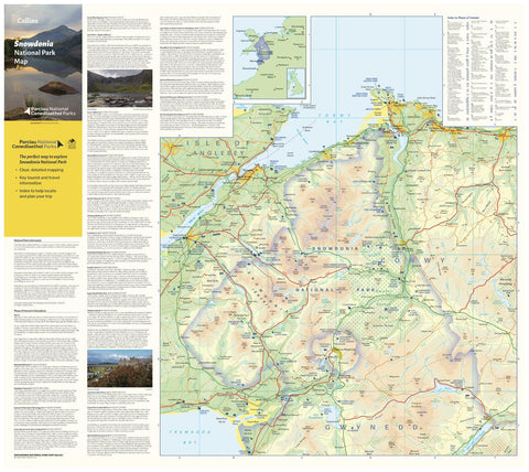 Snowdonia National Park Map (North) by Collins