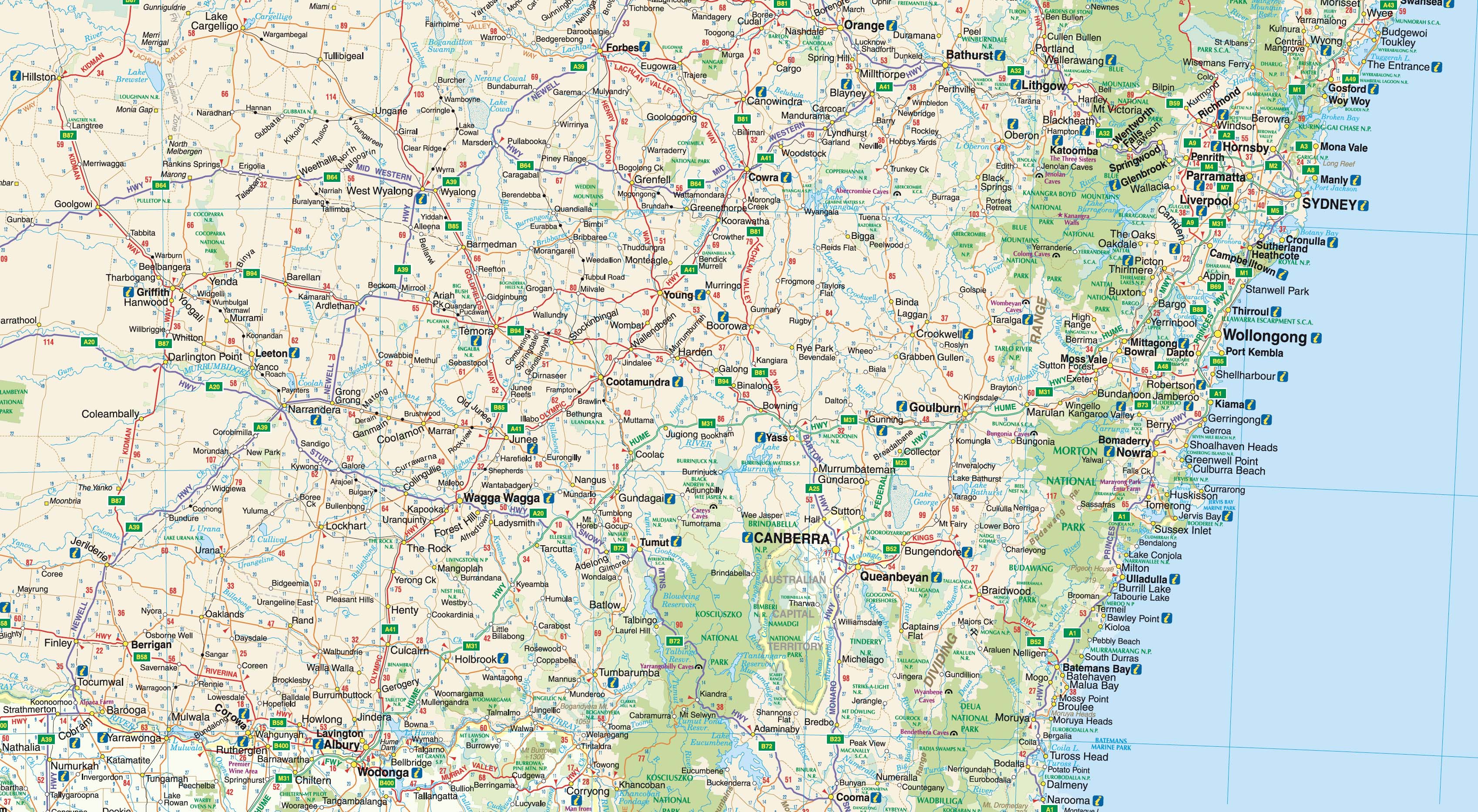 Maps Nsw My Blog New South Wales Map Of New South Wales, Australia
