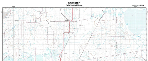WA Topo 50 Maps — Landgate Topographic Map Series of Western Australia