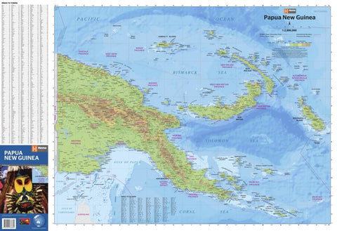 Papua New Guinea (PNG) Hema Map Laminated