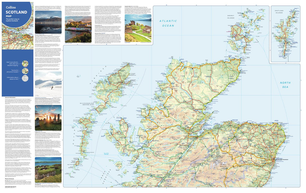 Map Object Scotland Scotland Pocket Map - North – Collins | Mapworld