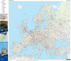 Rail Map of Europe Freytag & Berndt