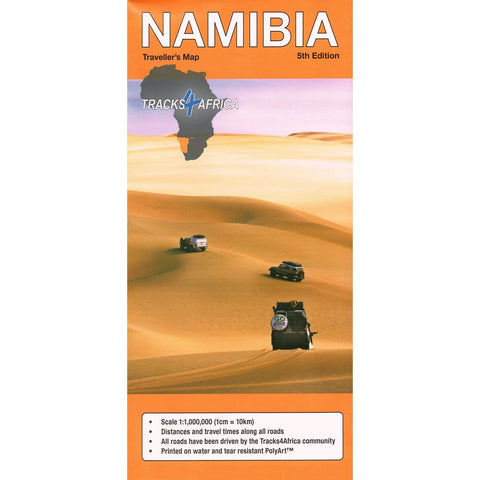 Namibia - Traks4Africa Map