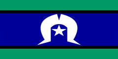 Torres Strait Islander Flag (fully sewn) 2740 x 1300