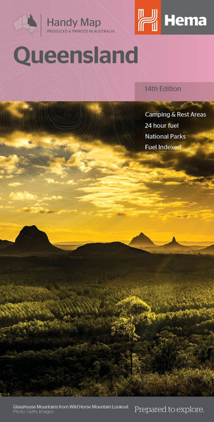 Queensland Hema Handy Map 14th Edition