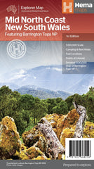 Mid North Coast New South Wales Hema Map including Barrington Tops NP