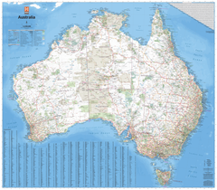 Australia Hema Large Map Folded