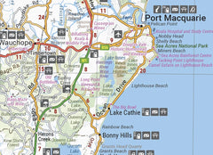 Mid North Coast New South Wales Hema Map including Barrington Tops NP