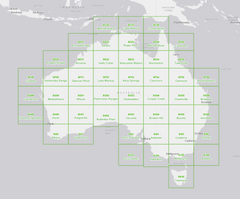 SI-51 Esperance 1:1 Million General Reference Topographic Map