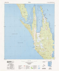1545 Edel 1:100k Topographic Map