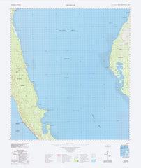 1546 Denham 1:100k Topographic Map