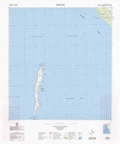 1548 Bernier 1:100k Topographic Map