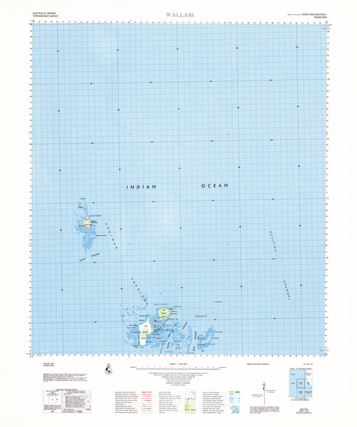 1641 Wallabi 1:100k Topographic Map