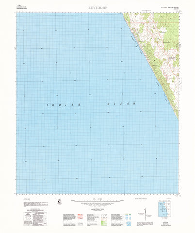 1643 Zuytdorp 1:100k Topographic Map