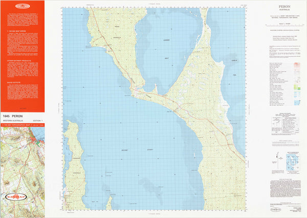 1645 Peron 1:100k Topographic Map