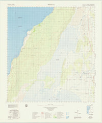 1650 Minilya 1:100k Topographic Map