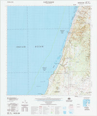 1653 Cape Range 1:100k Topographic Map