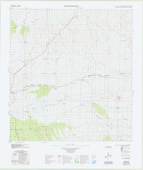 1750 Barrabiddy 1:100k Topographic Map