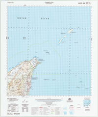 1754 Exmouth 1:100k Topographic Map
