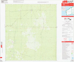 1845 Woodleigh 1:100k Topographic Map