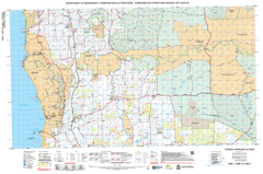 Tooker, Karridale & Rosa 50k COG Topographic Map