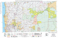 Mentelle, Cowaramup & Whicher 50k COG Topographic Map