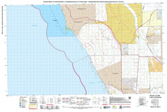 Wedge Island & Walyengarra 50k COG Topographic Map