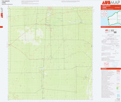 1945 Talisker 1:100k Topographic Map