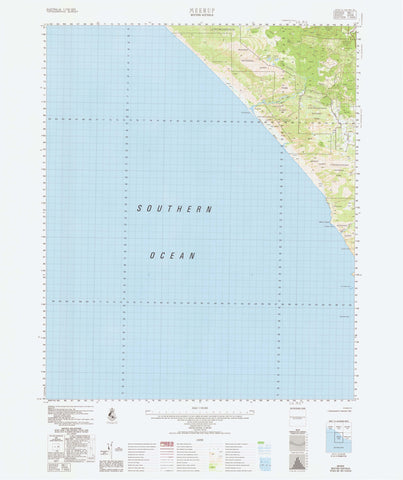2028 Meerup 1:100k Topographic Map