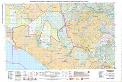 Lake Jasper & Charnwood 50k COG Topographic Map