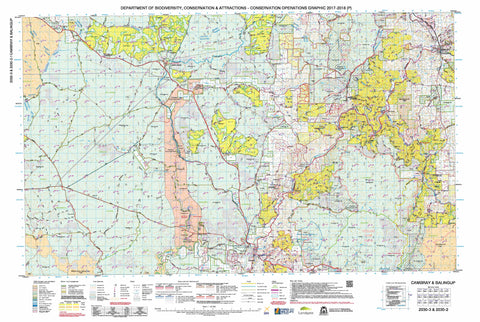 Cambray & Balingup 50k COG Topographic Map