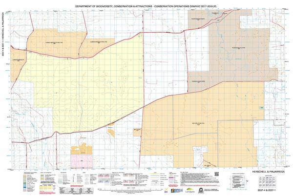 Herschell & Pinjarrega 50k COG Topographic Map