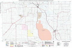 Dookanooka & Carnamah 50k COG Topographic Map