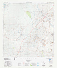 2054 Yarraloola 1:100k Topographic Map