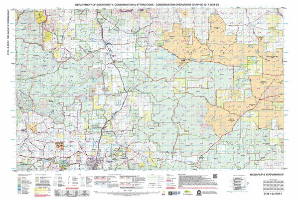 Wilgarup & Yerraminnup 50k COG Topographic Map